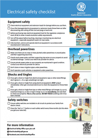 Electrical safety checklist