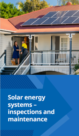 Thumbnail - Solar energy systems - inspection and maintenance brochure 