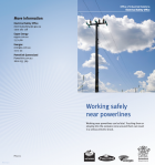 Working safely near powerlines