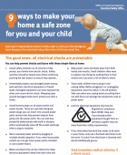 9 ways to make your home a safe zone for you and your child