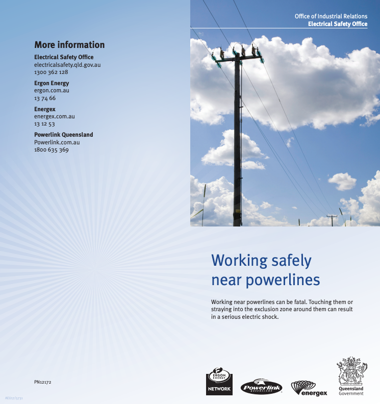 Working safely near powerlines