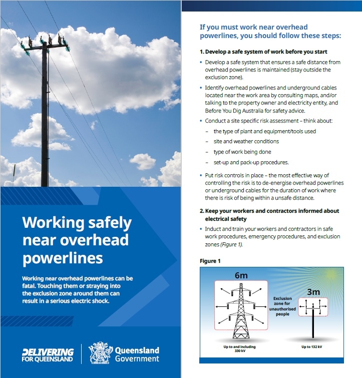 Working safely near powerlines